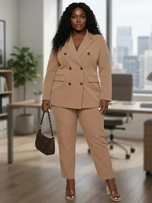 plus size ladies dress suits Plus Size Formal Suit Pants R&M Richards 8998W