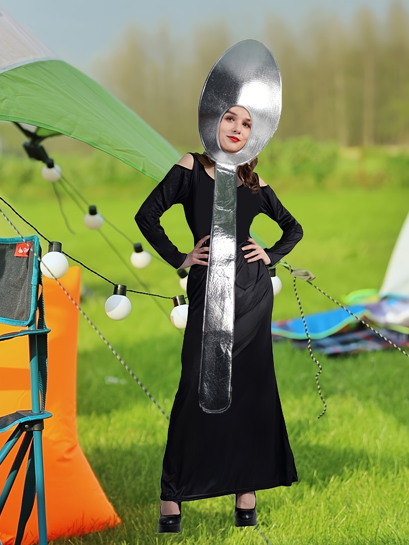 Costume Adulto Halloween Carnevale - Accessorio Cosplay Per Feste A Tema - Foto 5