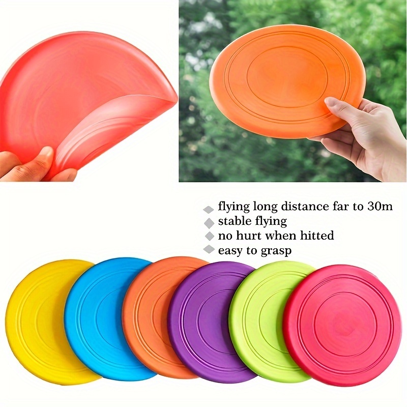 

6pcs, Colorful Flying Discs, Outdoor Backyard Lawn Games Supplies, Sports Party Gifts