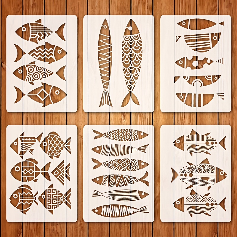Image of A Collection Of 4 A4 Tribal Templates, Featuring Geometric Shapes, Ideal For Painting, Wall Decoration, Scrapbooking, Ethnic Designs, Home Decoration, T-shirt Creation, And Mixed Projects
