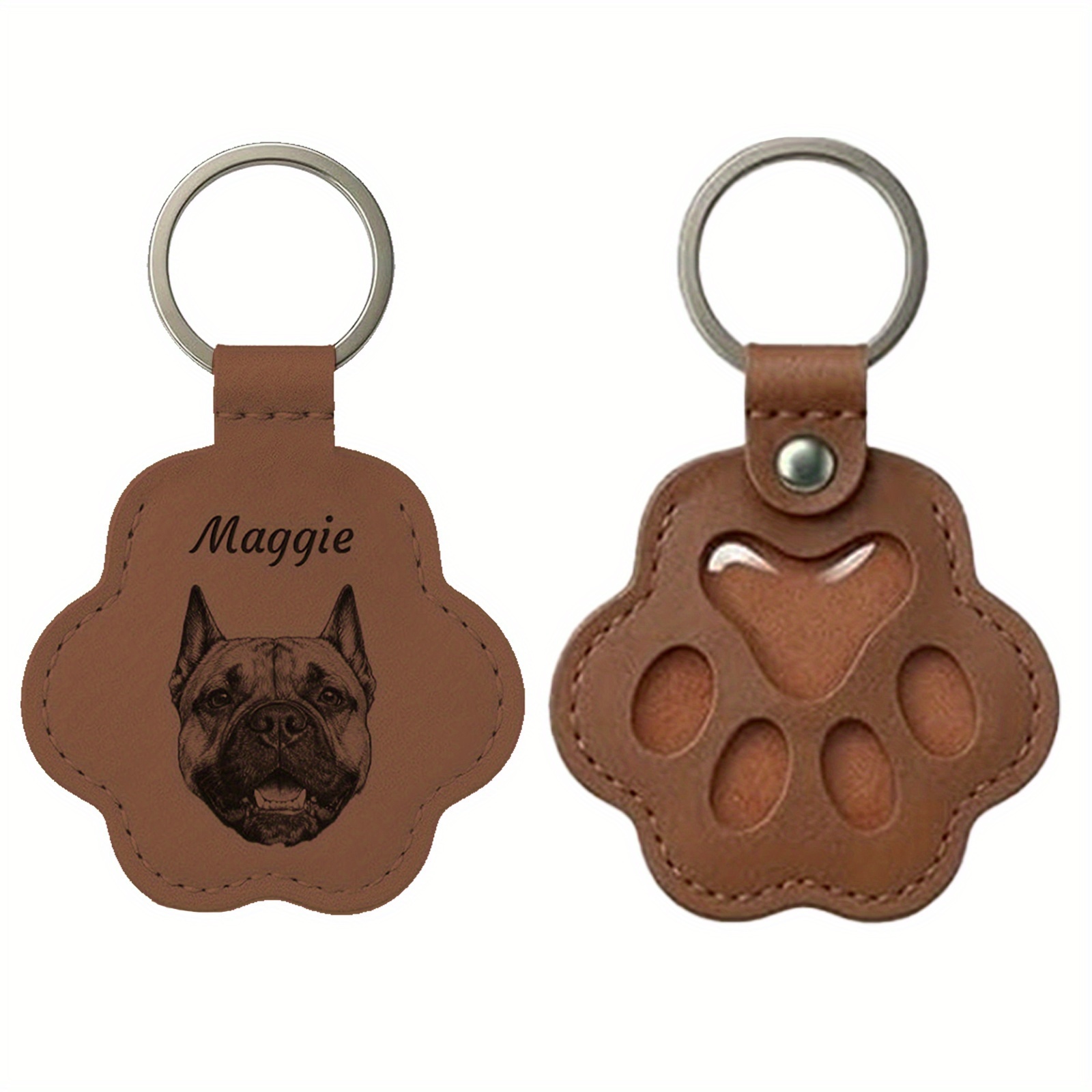 Image of Personalized Pet Hair Souvenir Keychain, Customized Pet Hair Collection Keychain, Cute Design, Gifts For Pet Enthusiasts To Give To Owners, Christmas, Halloween, Durable Pet Additions