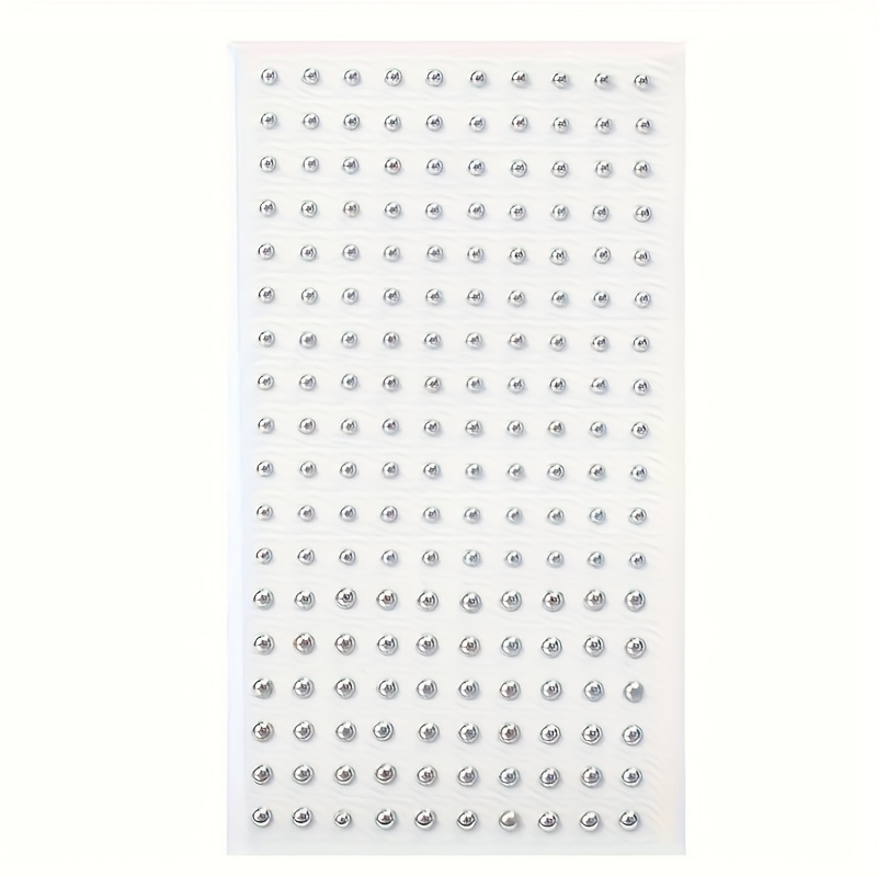 Eyebrow Nail Lip Nail Sticker Fake No Hole Eyebrow Bone Nose Nail Face Makeup Face Decoration Sticker 180pcs/165pcs