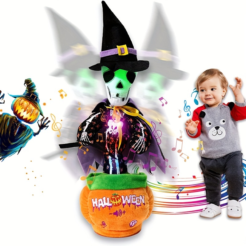 1pc   interactive toy         skull   toy for     day   day   day     living room decoration   batteries details 1