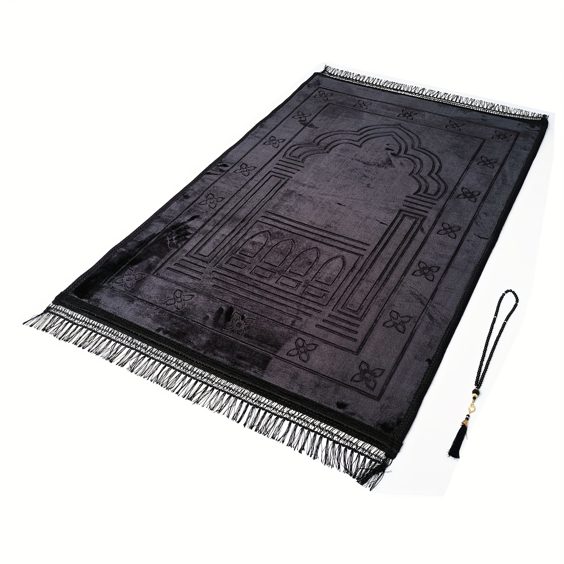 □　画家本人出品 prayer 2022 8,b　A4マット　□ Grey Comfort Prayer Mat – Takbir UK