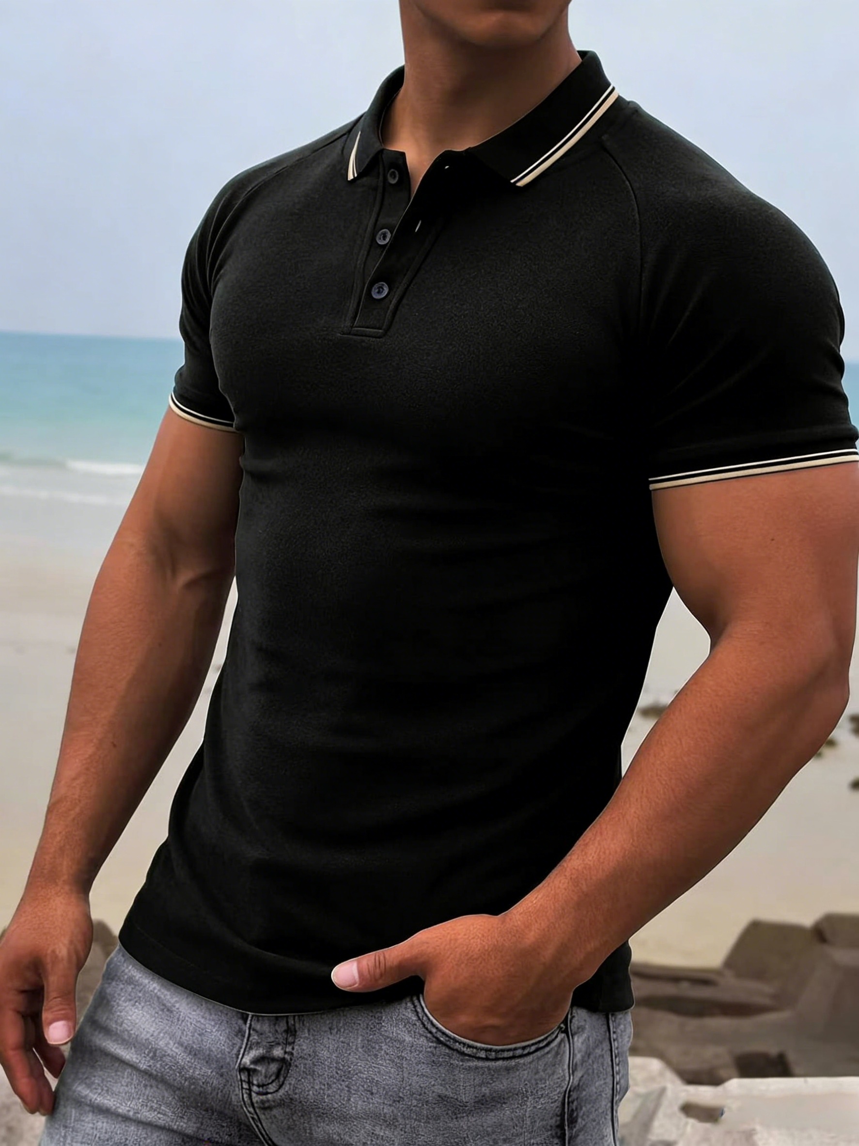 Men's Shirt Short Sleeve 2026 New Summer Lightweight Business T-Shirt Casual Collared Half-Sleeve