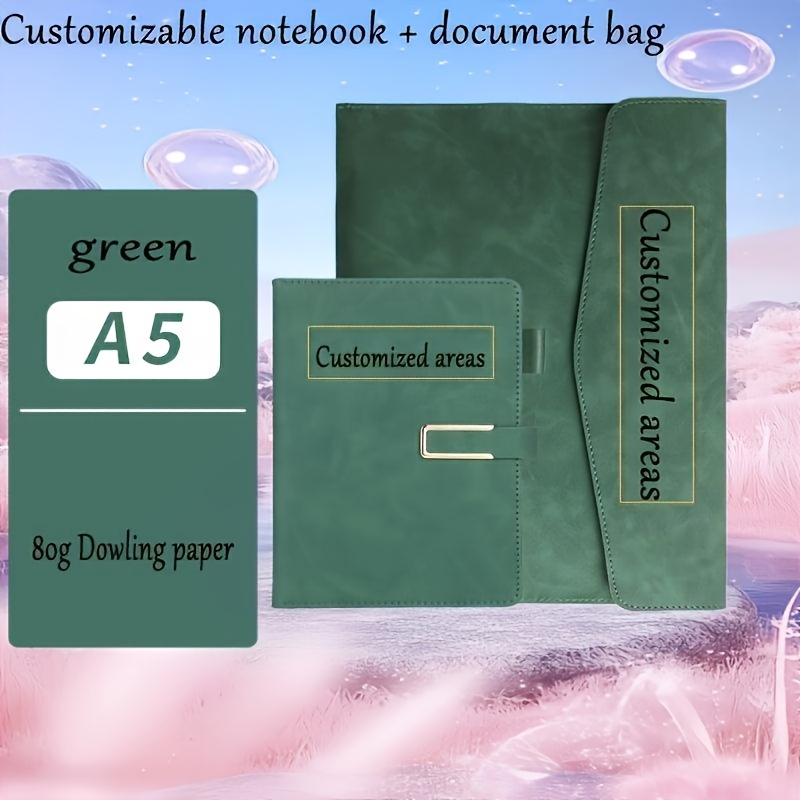 Customized Notebook Set with Pen A5 A4 Folder