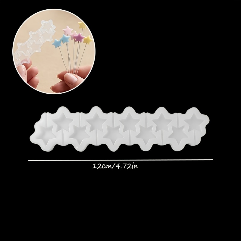 TEMU Resin Silicone Molds, Tag Silicone Molds, Molds, Scented Candle Molds, Star Wish Tag Silicone Molds, Resin Casting Molds For Home Decor, And