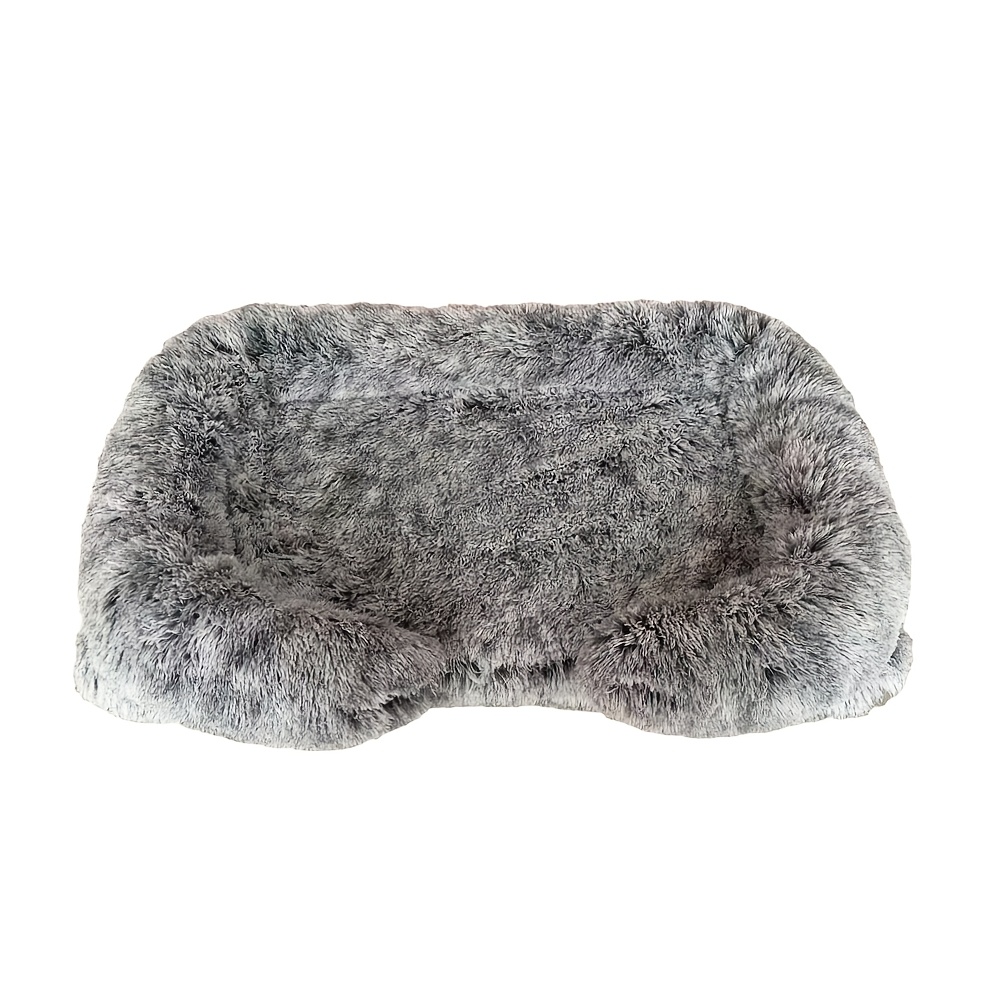 removable double layer long fur pet sofa for dogs polyester fiber fill small to large breed dog bed easy assembly mixed colors cozy plush texture detachable design for cleaning     sofa pet bed Product details 6