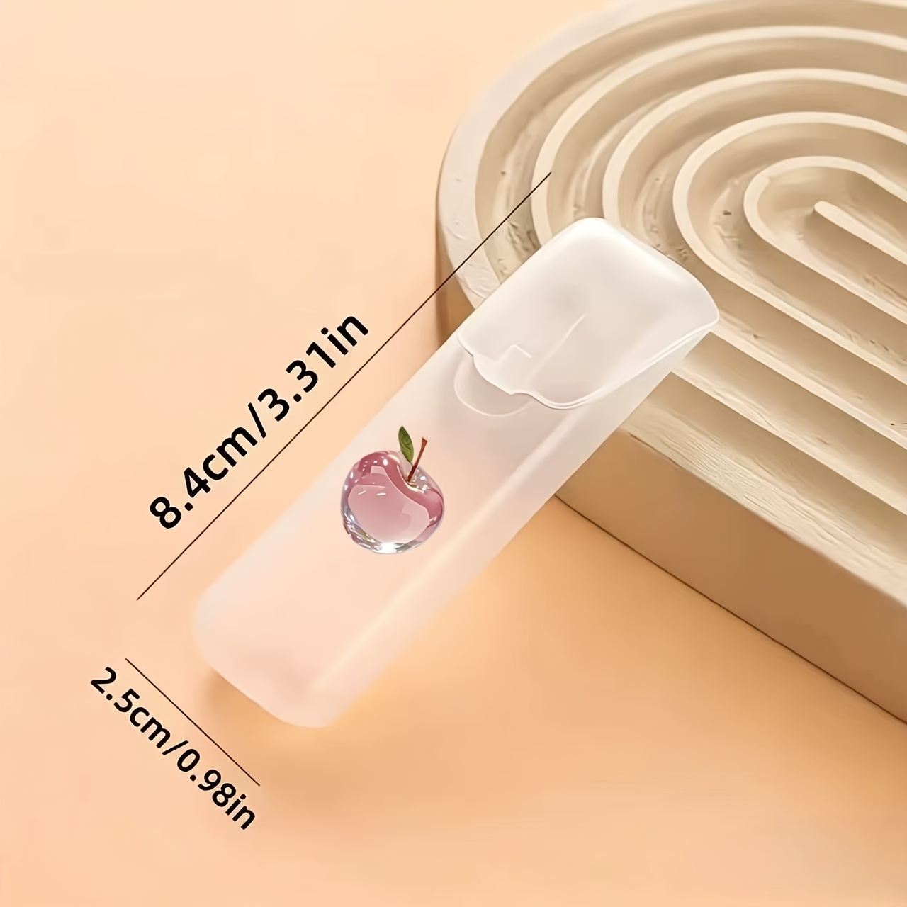 2pcs Beautiful Apple-Patterned Portable Travel Organizers
