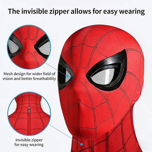 item picture halloween cosplay headgear made of fabric that fits to comfortable and breathable with an invisible zipper for easy party outfits