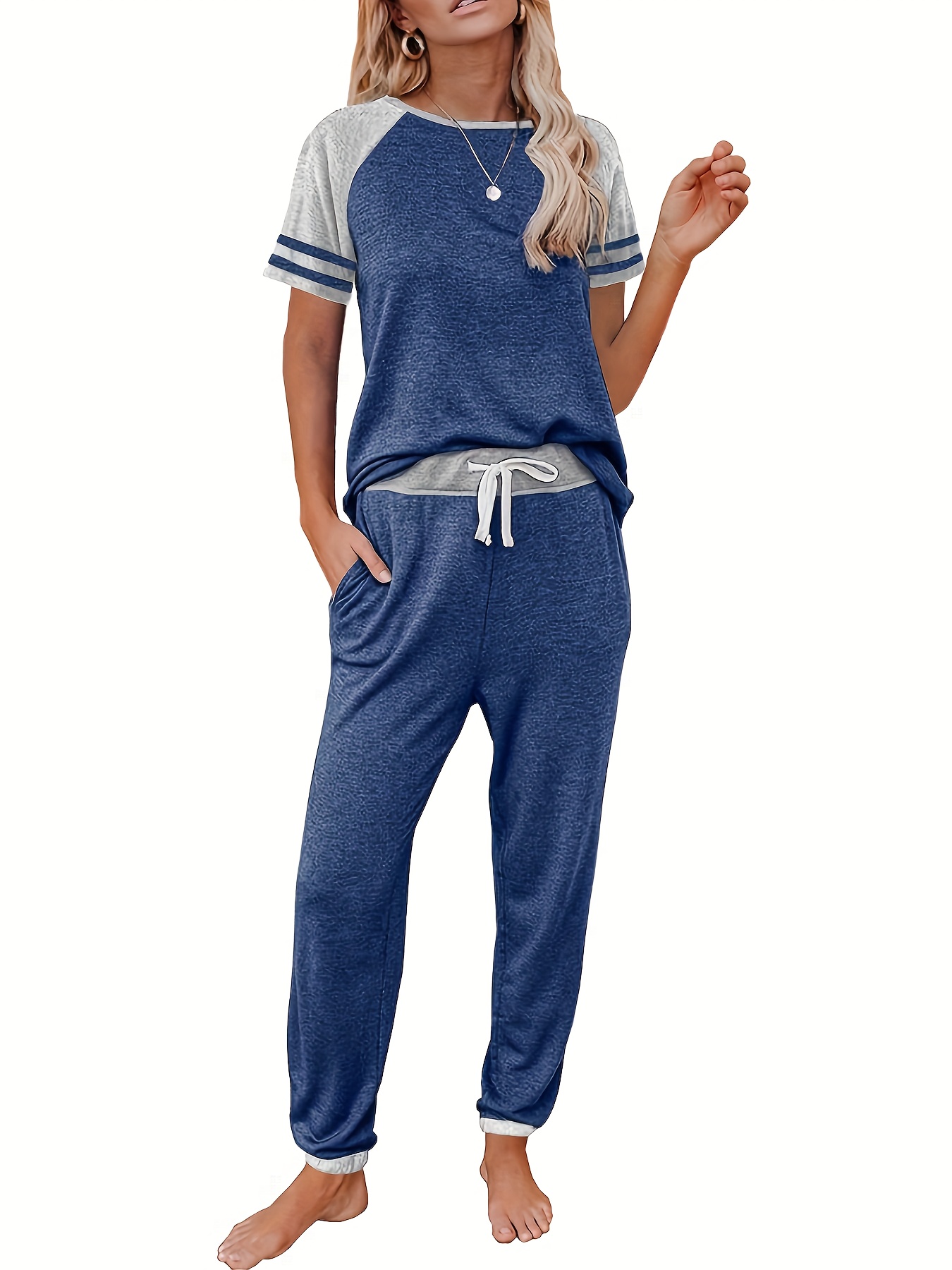 Women's Lounge Sets Two Piece Outfits Including Short Sleeve