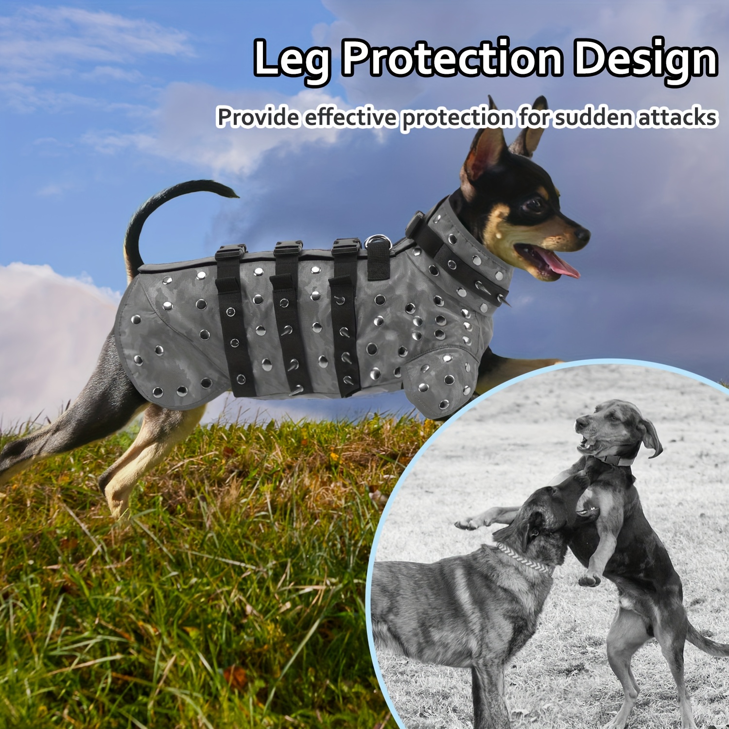 spike vest vest dogs anti hawk vest spikes rivet Temu