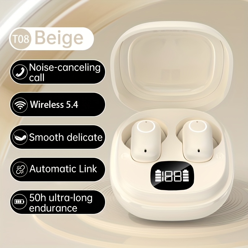 Acer Brand Genuine True Wireless Earbuds Tws Sports Running In-ear Sleep Earbuds Fashionable Style Heavy Low Latency Gaming Long Mobile Platform Computer Multi-device Compatible Christmas