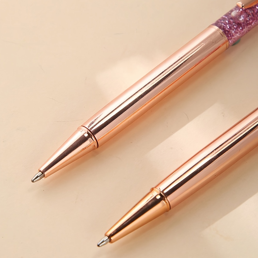 pack crystal eternal flower metal office ballpoint pens Temu