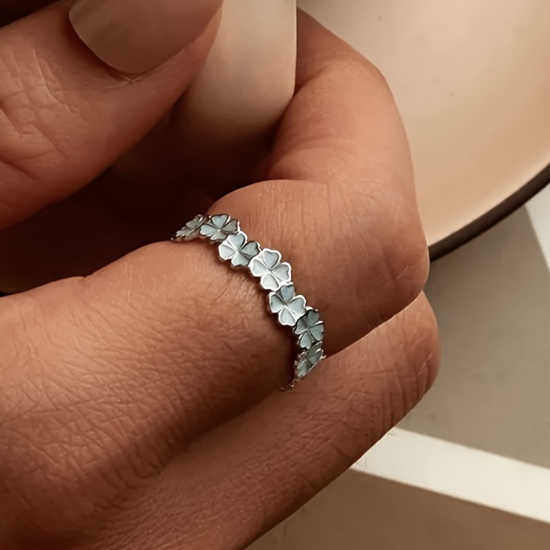 Women's Leaf-Shaped Simple Ring, Daily Casual Accessory