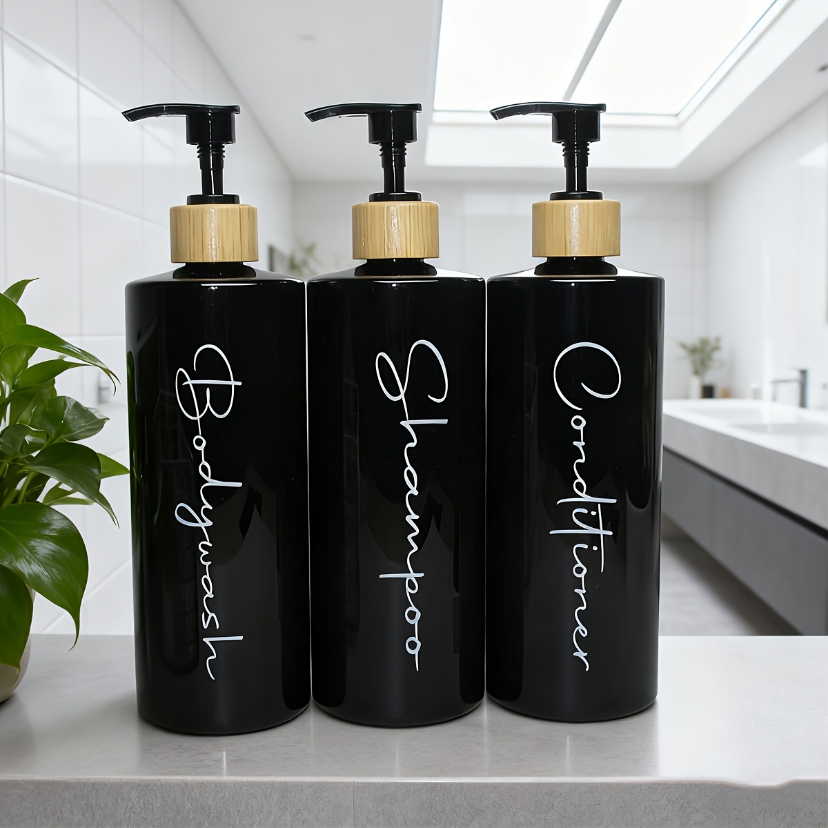 E-shop Shampoo Spülung Duschgel Spender 3er Set