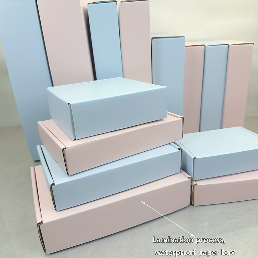 12pcs Colorful Foldable Gift Boxes, Rectangular Design