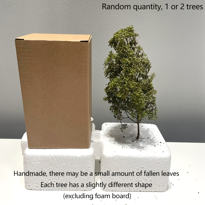 Image of Miniature Tree Model Kit, Random 1 Trees, In , Handcrafted Garden Micro Landscape For Train Layouts, Diy Military Model Making, Dollhouses, And Fairy Gardens
