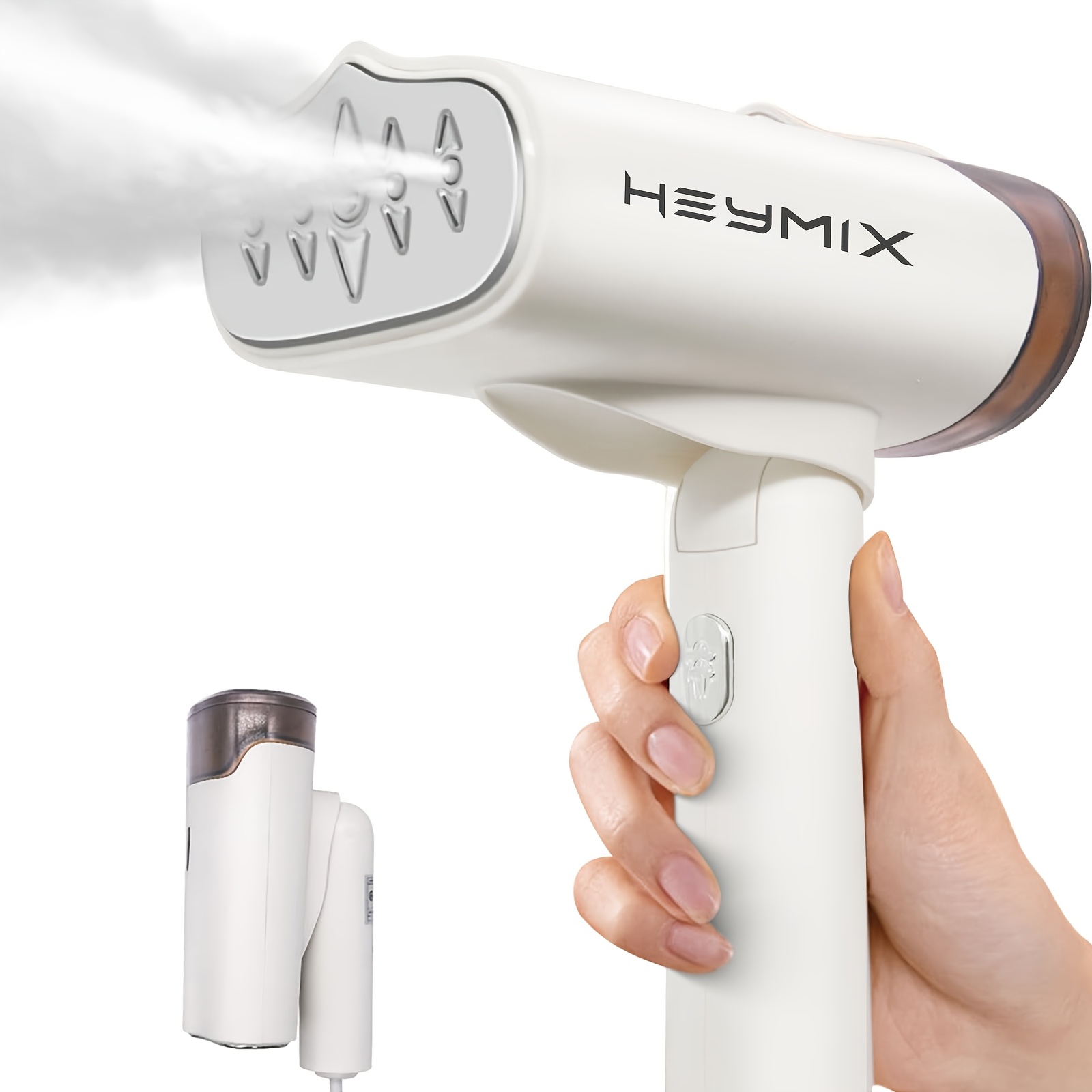 TEMU Garment Steamer Iron, Portable Mini Fabric Steamer, 1100w-1200w 2-in-1 Handheld Mini Iron Steam Steamer Iron For Travel, Garment Steam Iron For