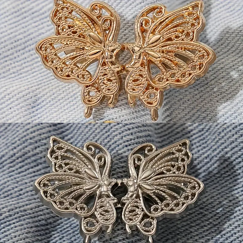 Clip Regolabili Per Vita Pantaloni | 6 Pezzi | Stringivita Per Jeans E Gonne | LunarCharm - Foto 3