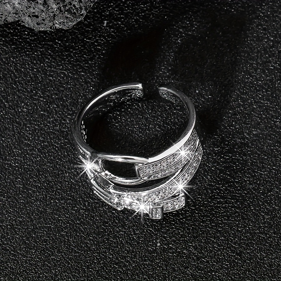 Bold Circle Belt Buckle Open Ring