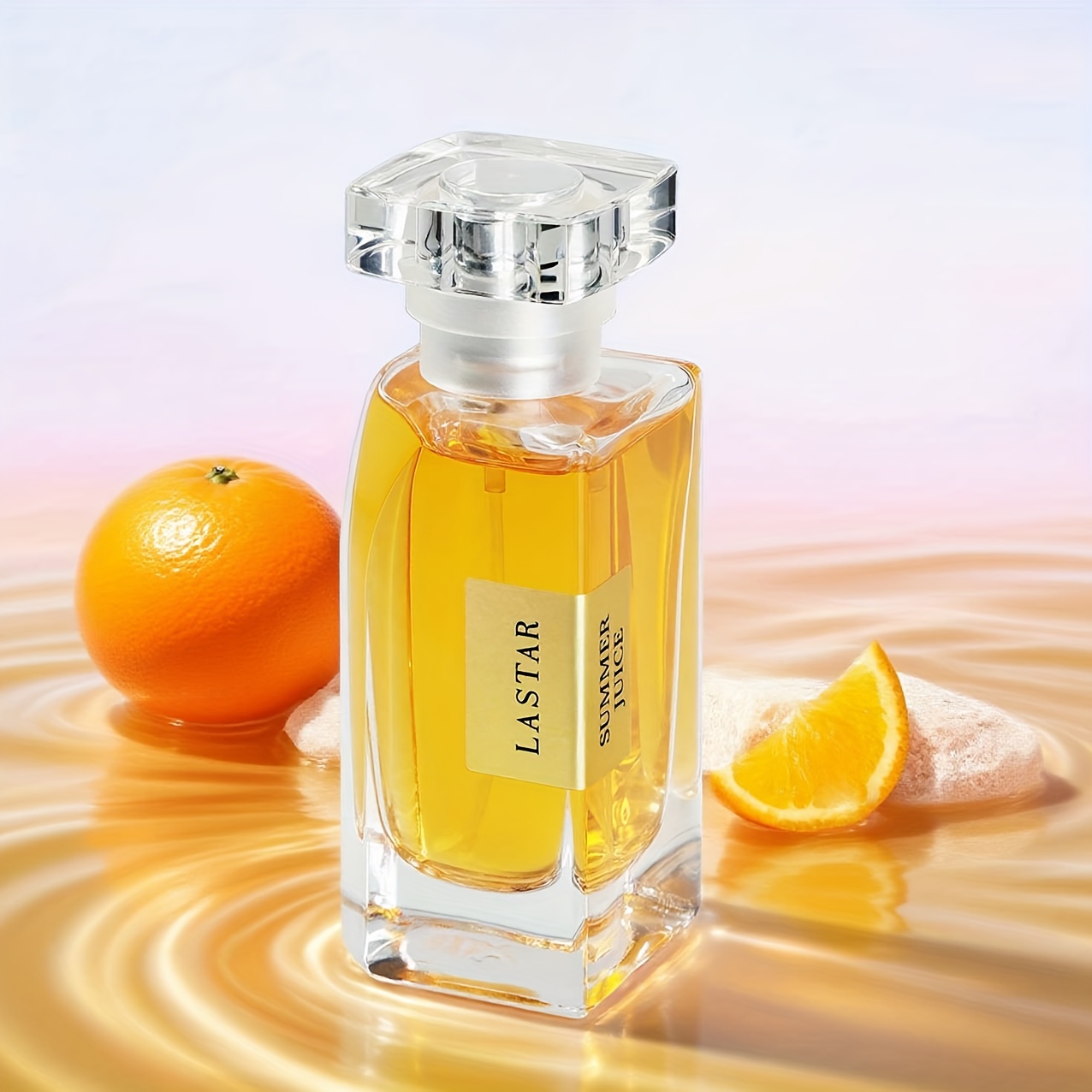 Lastar Fresh Orange Fragrance, Men's Refreshing Fragrance, Long Lasting Fragrance, Suitable For Daily Life Fragrance, Orange, Jasmine, Amber, Unisex Easy Bottle