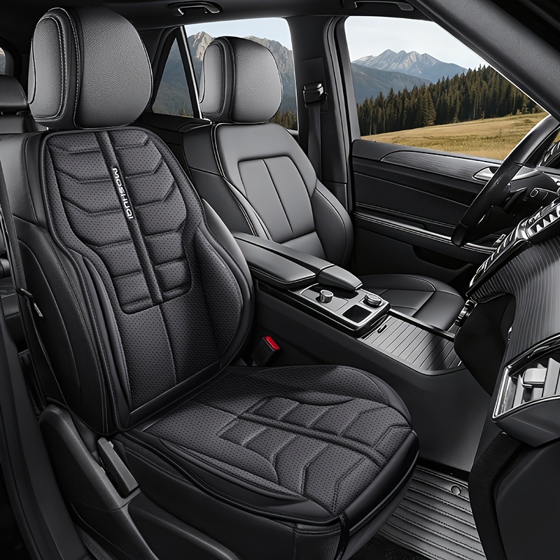 E-shop Auto Vordersitzkissen. Das Kissen verfügt über perforiertes Kunstledermaterial, ist weich und hautfreundlich, ergonomisches Design. Es sich