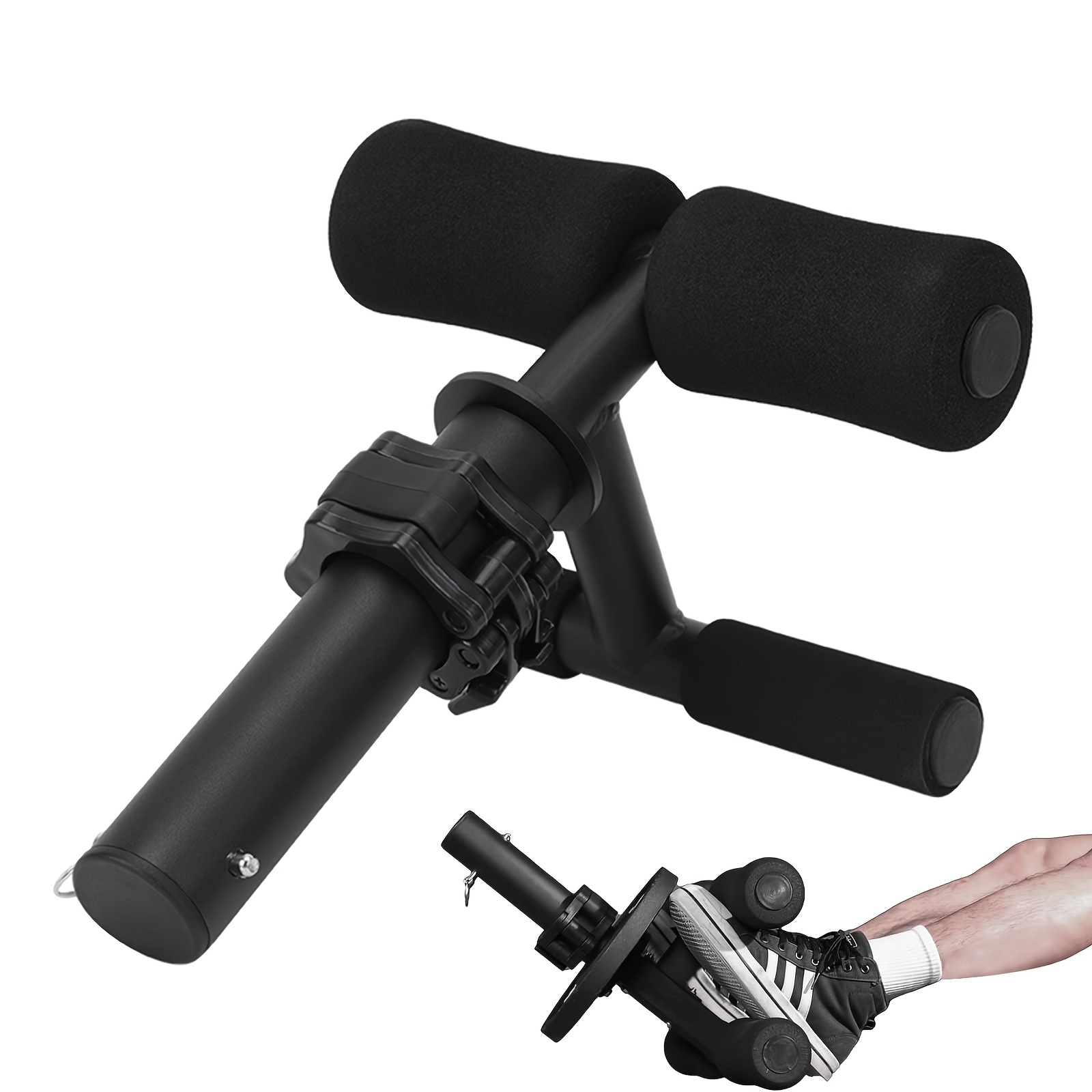 Image of Tib Bar Tibialis Trainer: Shin Trainer, Calf Stretcher, Knees Over Toes Leg Training Device, Ankle Strength Training, Shin For Fitness Training, Gym, Home, 25/50mm Weight Plates