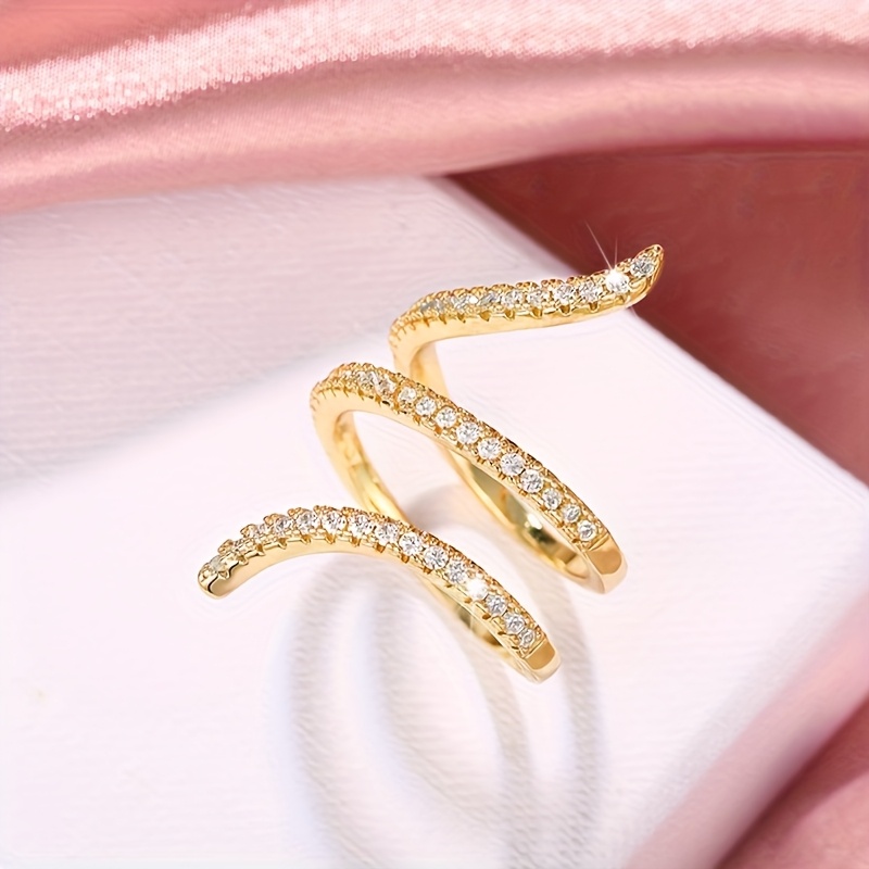 Creative Intertwined Lines Lady's Ring
