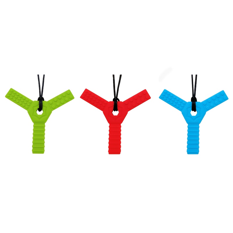 TEMU Red, Green, And Blue 3-pack Y-shaped Rope Sensory Tools, A Perfect Gift For Office Adults, Finger Stimulation, Graphic Designers, And - Artists