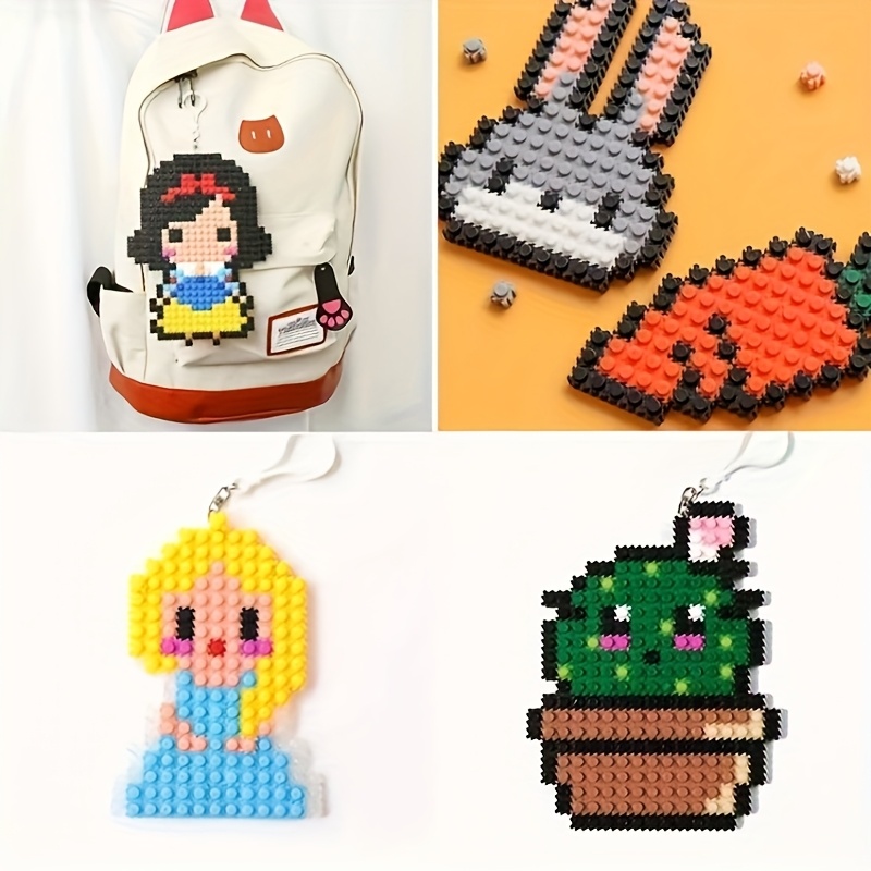 1010-7024 Mixed Color Building Blocks DIY Toy, Creative Construction for Party Games, Office Decor, Home Decoration, Holiday Gifts, Christmas Presents, and Birthday Gifts