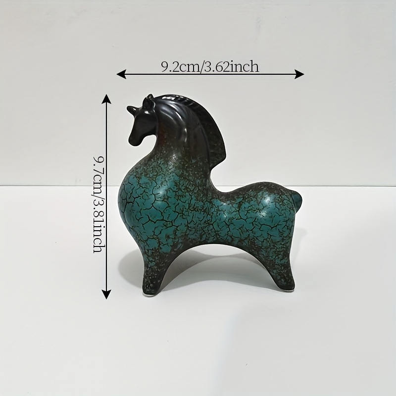 Image of Zodiac Horse, A Gentleman-style Tang Tea Pet, A Statue Of Of The Dragon Horse, Decorative Items For Home And Office Entrances, Indoor And Outdoor