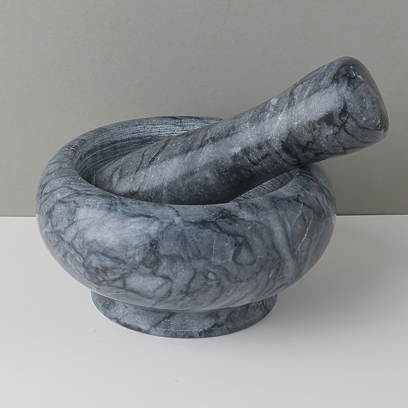 premium marmorsten och stötset för vitlök kryddor - Temu Sweden