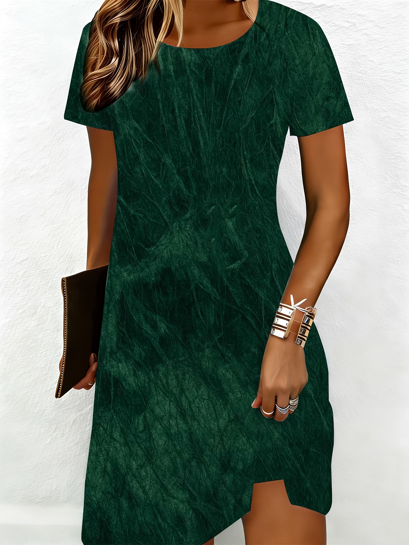 green emerald velvet dress Velvet Long Sleeve Corset Mini Dress in Emerald Green - 4 main image 0