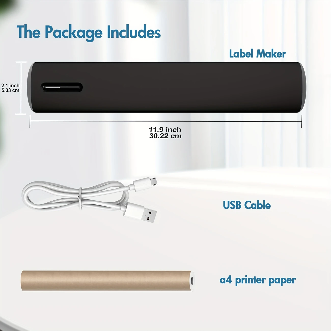 inkless portable thermal printer thermal portable printer support a4 paper size print music scores test papers and other content files inkless thermal printer compatible with ios and laptop for stickers printing app free to download and use easter basket stuffers mothers day gift details 6