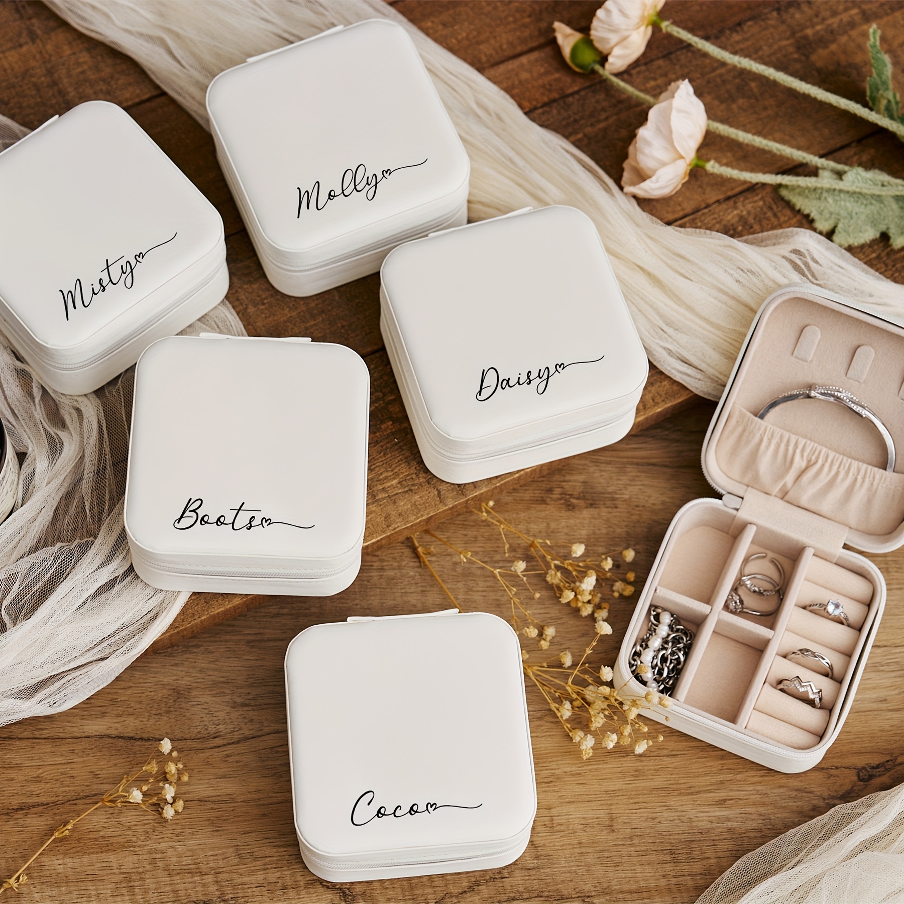 joyas personalizada damas estuche viaje Temu Mexico