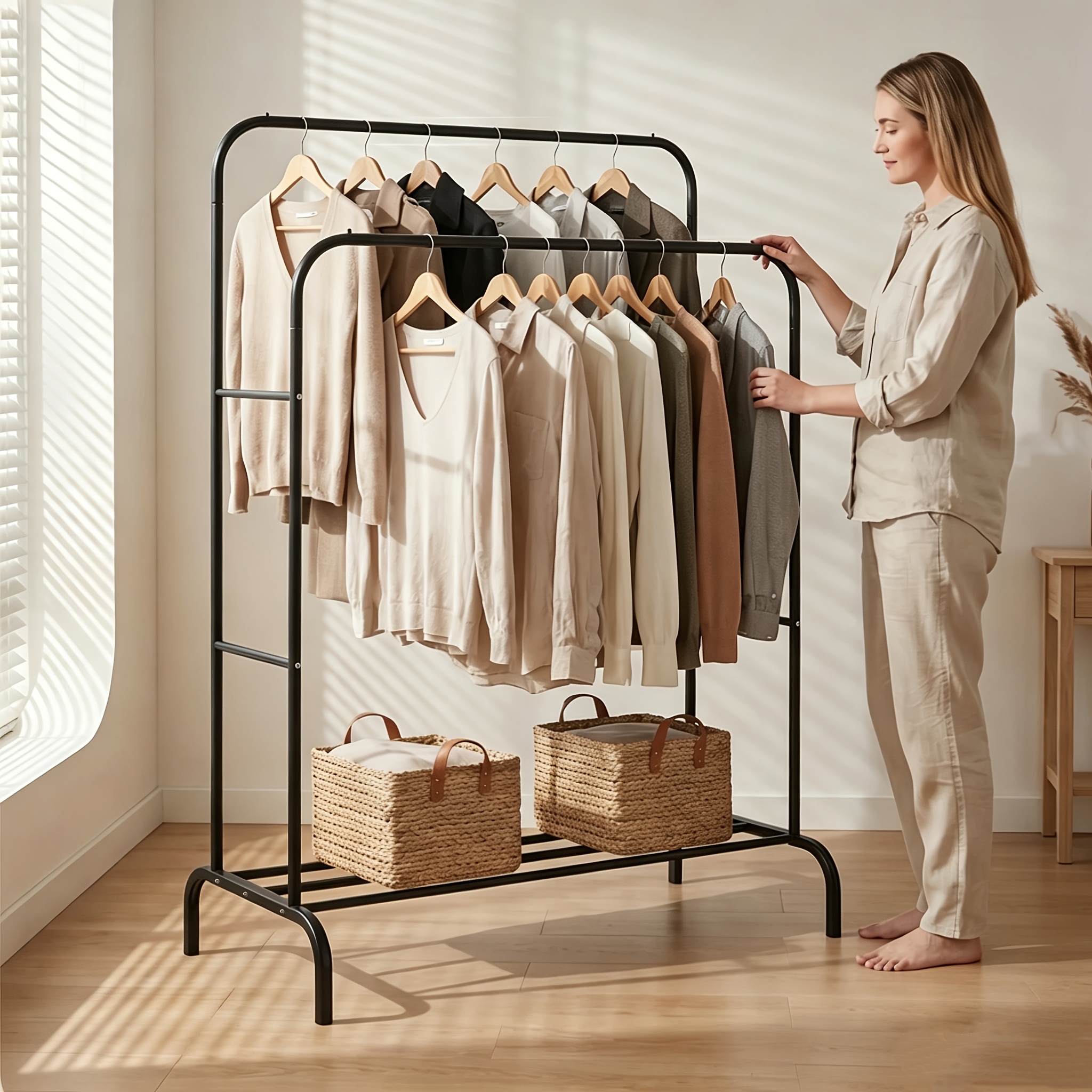 clothes rack sold on Temu United States