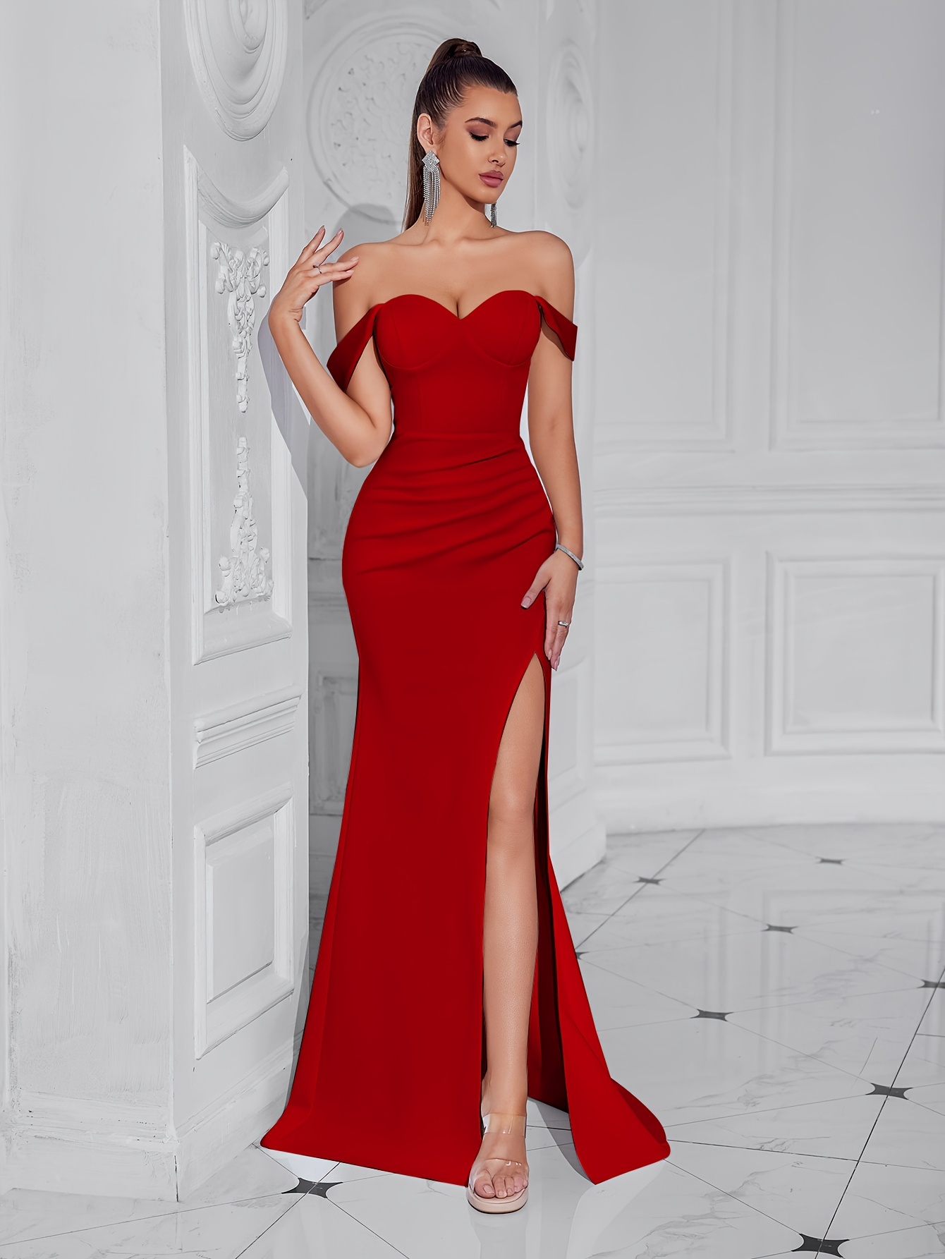 champion bodycon dress South Africa Rugby Long Sleeve Bodycon Dress Springboks Go Champions World  Cup 2023 main image 1