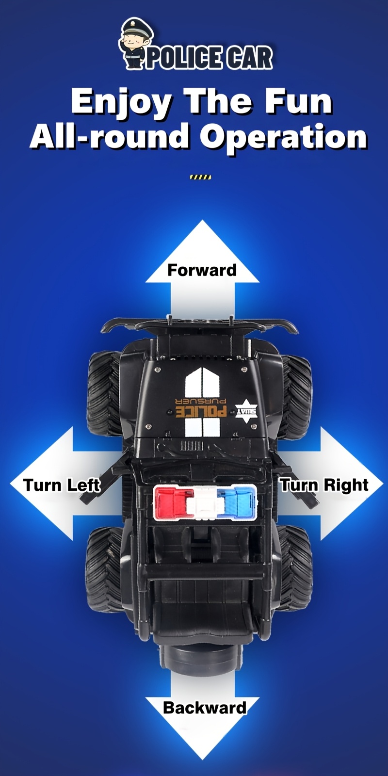 Alloy RC Off-road Vehicle, Toy Car Model, Remote Control Monster Truck, All-terrain Electric Toy with Lights, Toys for Children Over 3 Years Old, Children's Educational Toys, Birthday Gift