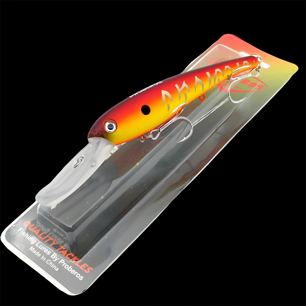 Image of 1pc 19cm/7.48in 42g/1.48oz Big Heavy Trolling Floating Minnow Lure Trout Artificial Bait Diving Swimbait Pesca Fishing Tackle