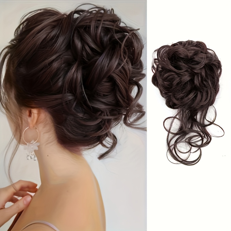 Image of 6-inch Women's Messy Hair Loop Ponytail Suitable For Daily Parties Halloween Wig Outfit