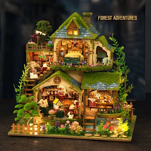 1pc architectural scene assembly model diy handmade cabin 3d handmade bookend assembly three dimensional house model mini bookshelf model exquisite desktop decoration collectible handmade model enthusiasts a gift for