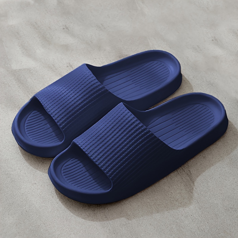 Men's Rubber Sandal Slipper Comfortable Shower Beach Shoe Slip On Flip Flop