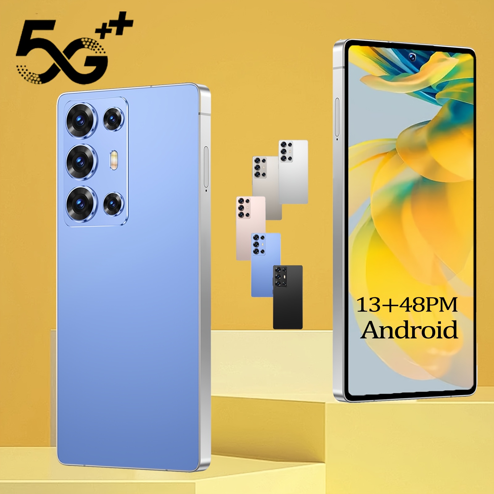 Powerful 6+64GB Unlocked 5G Cell Phone, 6.8 Inch HD Screen