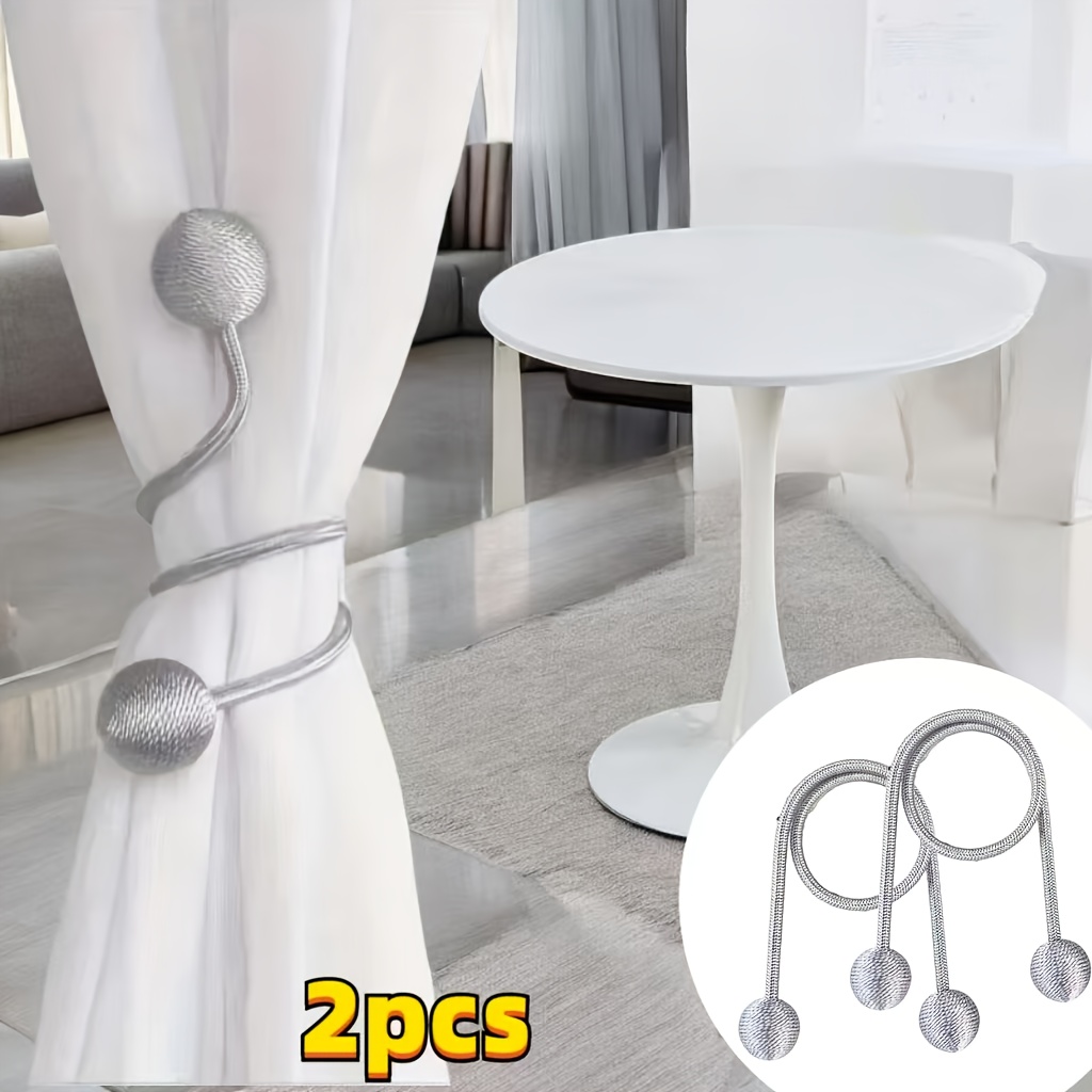 TEMU 2 Elegant And Nordic-style Curtain Tiebacks, Curtain Ropes For Styling, Outdoor Elegant Modern Decorative Hanging Ropes, Suitable For Home And