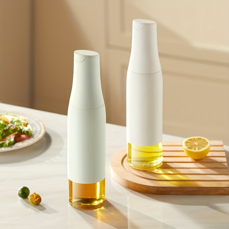 TEMU 2pcs Set Auto Flip Olive Oil Dispenser Bottle For Kitchen 500ml/17oz Cooking Glass Bottles Oil And Vinegar Cruet Oil Container Soy Sauce