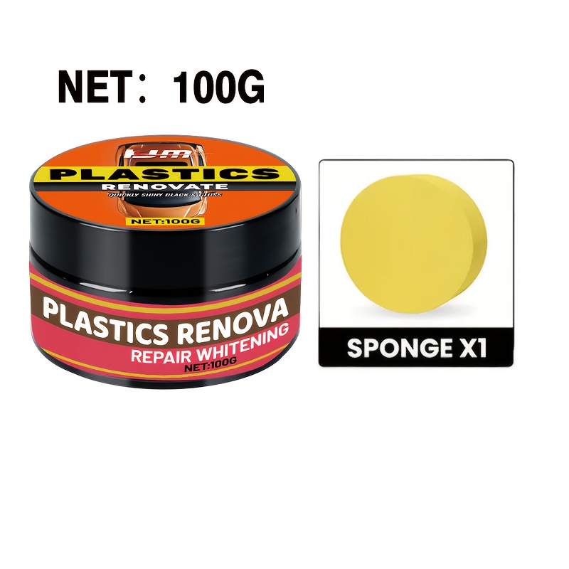 TEMU Car Repair Package: Plastic Renewal, Interior Shine, Tire Protection And Yellowing Repair, Durable Anti-aging, Fast Refurbishment