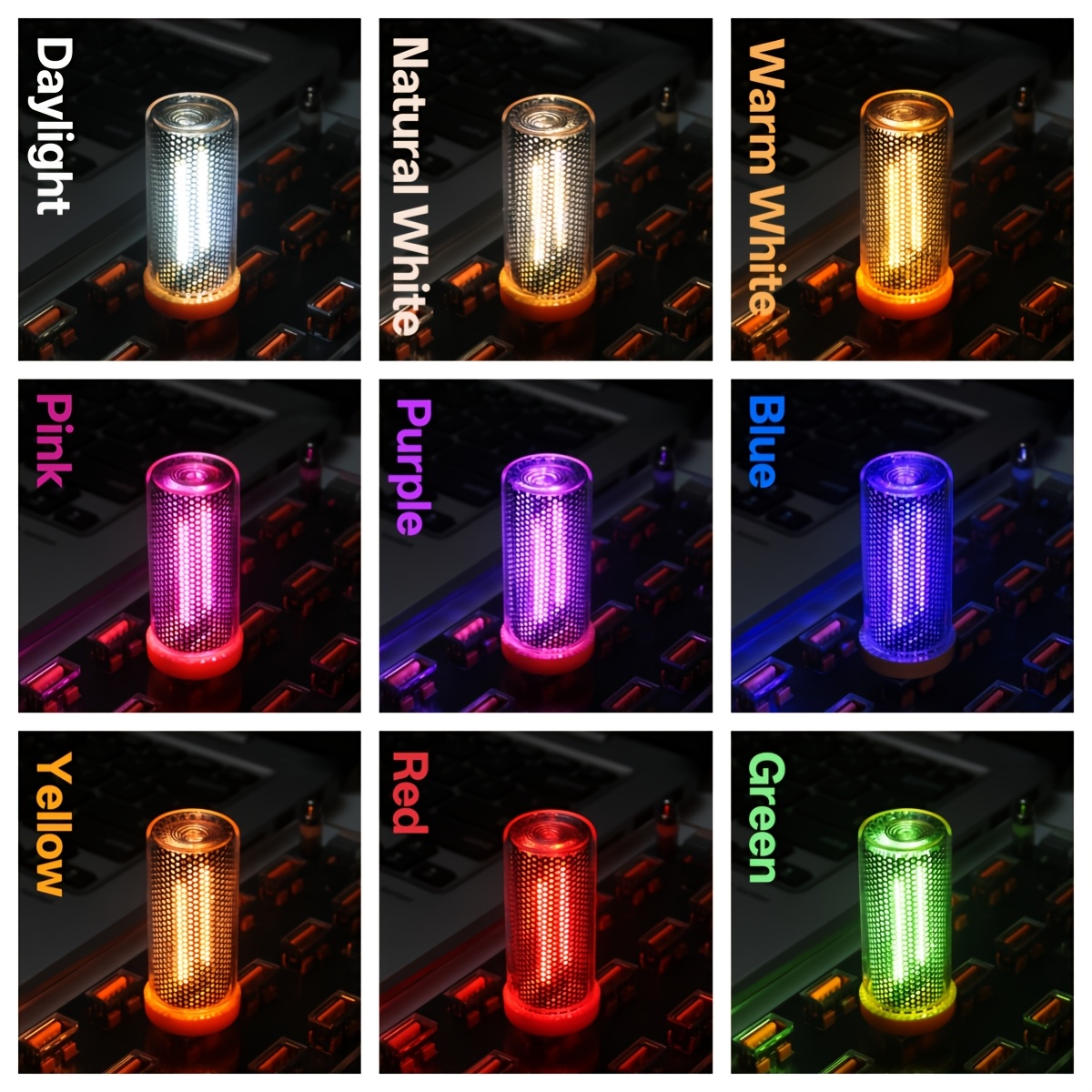1pc touch sensitive rgb color changing led glass bottle lamp dimmable usb powered night light suitable for car bedroom camping travel portable tabletop light with and play operation decorative atmosphere lighting for Product details 4