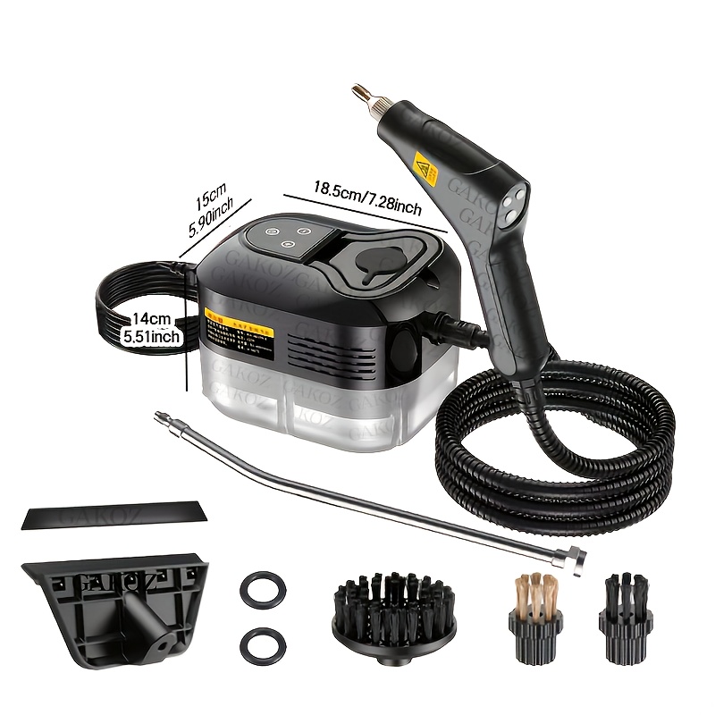 TEMU High Pressure Steam Cleaner, Household Handheld Steam Cleaner, Suitable For Kitchen Fume, Sofa, Small Air Conditioning, Washing Machine, 35pcs