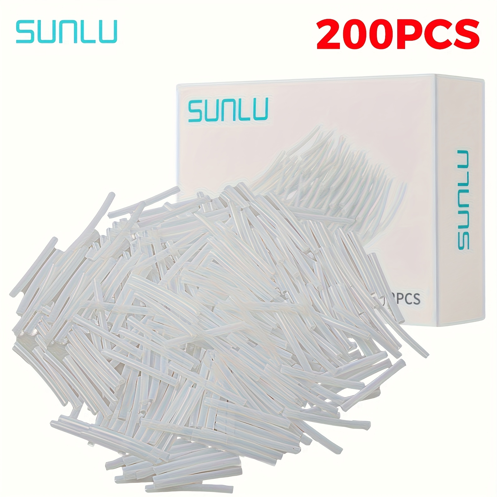 Image of 200pcs Or 400pcs Of For Sunlu Fc01 Ptfe Sleeves Designed For Replacing Filament Fusion Connector Sleeves, Specifically The Fc-01 Sleeves